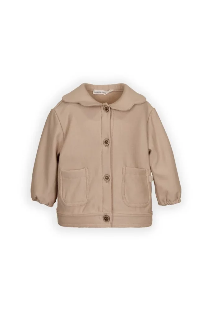 Giacca con Colletto a Fiore