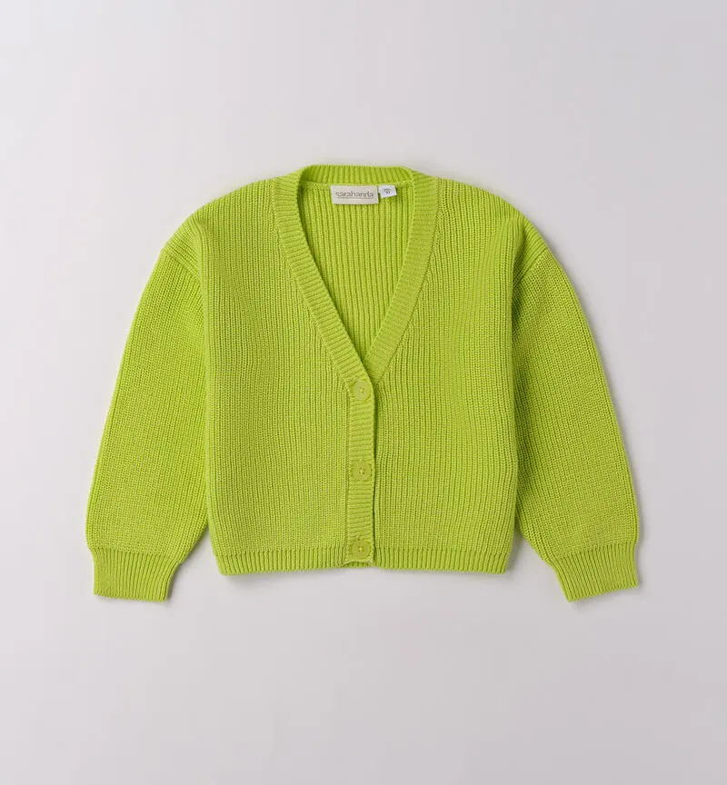 Cardigan in Maglia Inglese