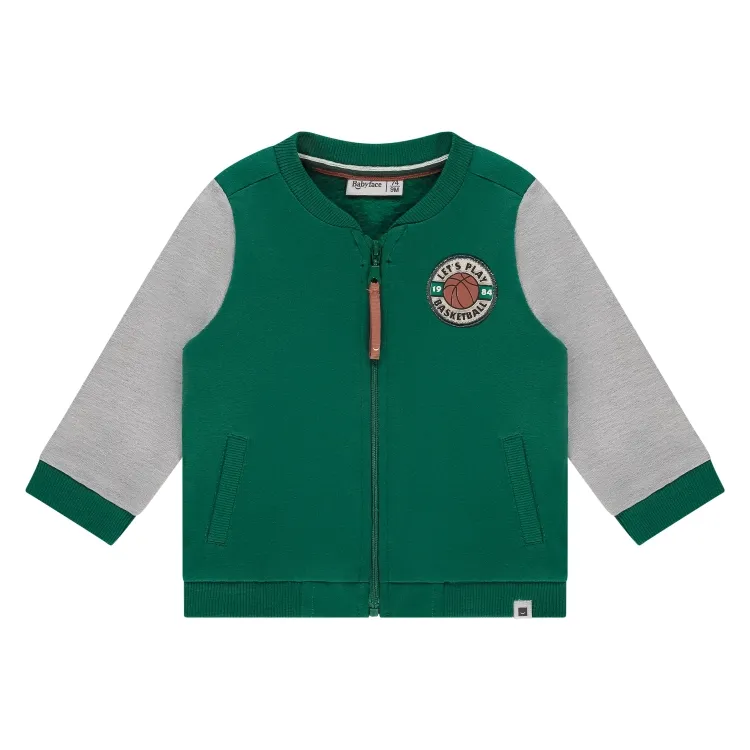 Felpa College con Cerniera