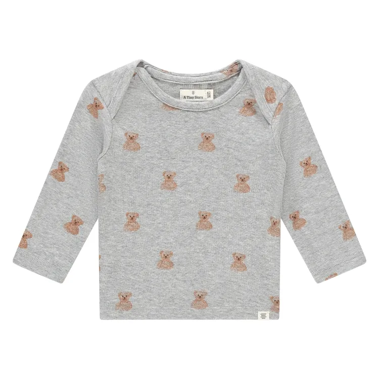 Maglietta Maniche Lunghe Orsetti