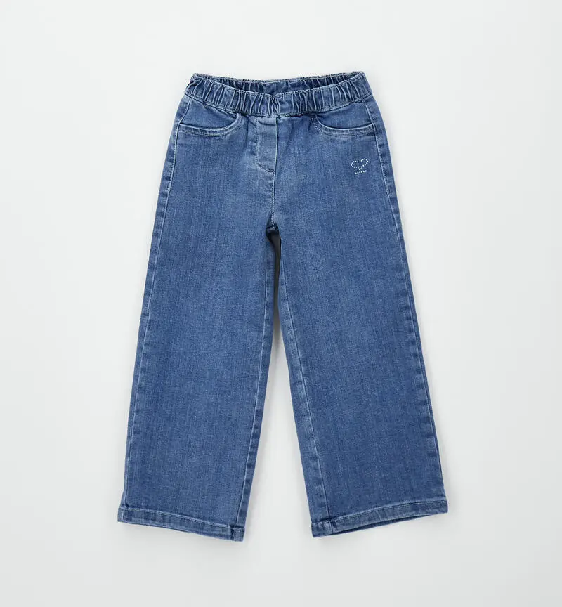 Pantaloni Larghi Bambina