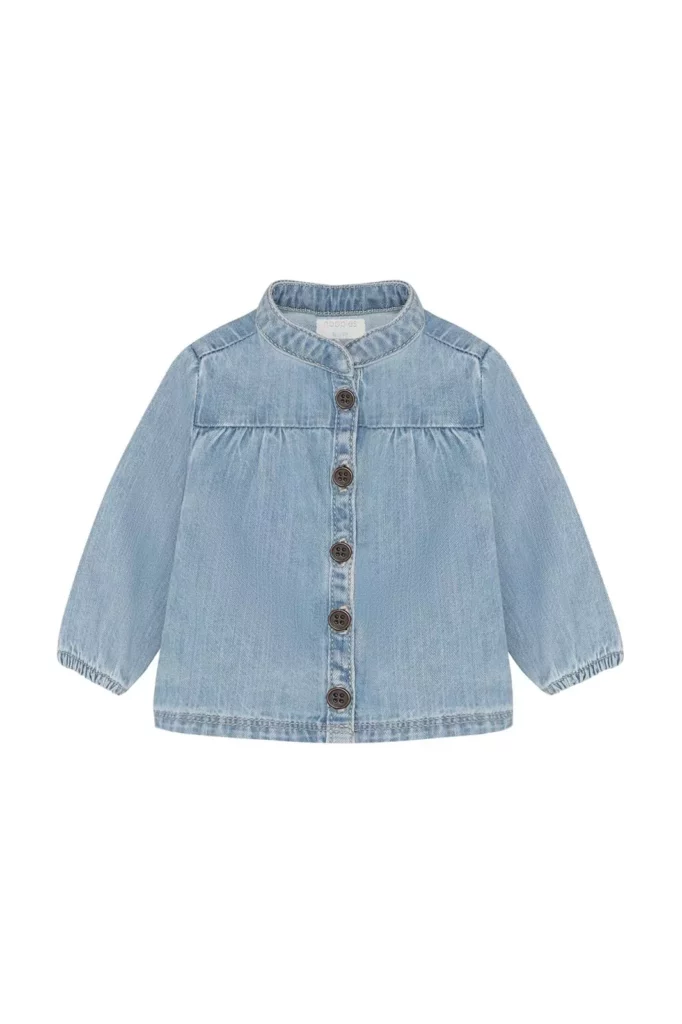 Blusa denim light blue