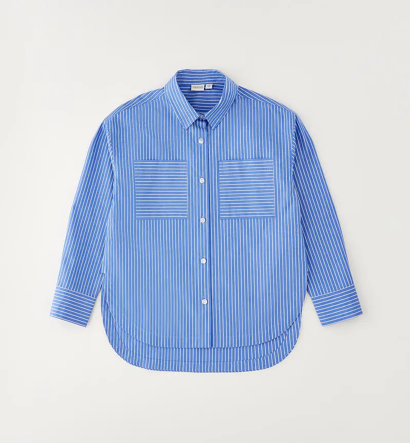 Camicia a righe ragazza