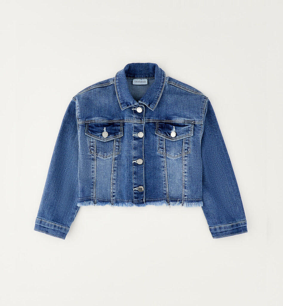 Giacca bambina in denim