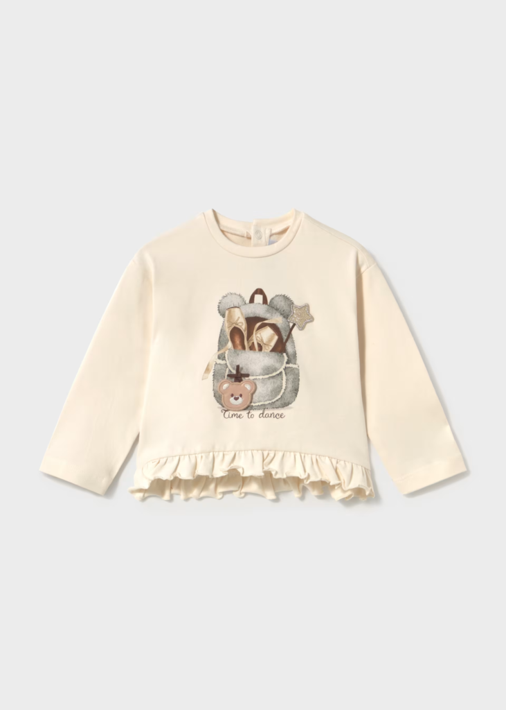 Maglietta Bimba Volant